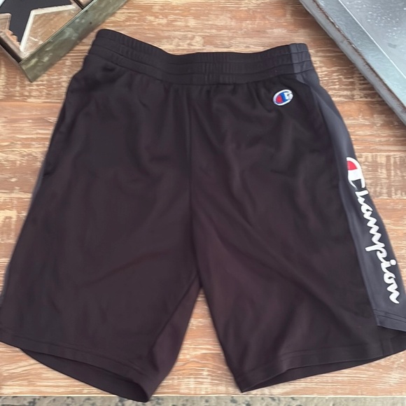 Champion Athletic Red and Black Shorts Soft Cotton Blend - Picture 2 of 7